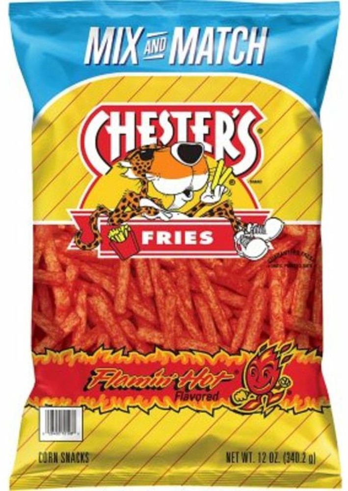 Fries Flamin Hot Corn Potato Snacks Oz